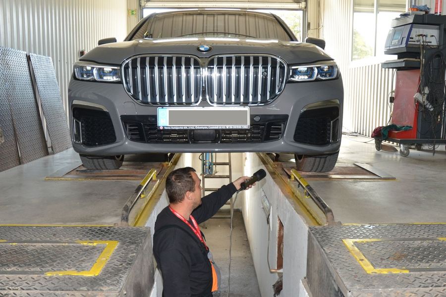 Műszaki vizsga vizsgaállomás